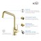 Kibi Macon Single Handle Bar Sink Faucet KKF2012BG - alternate 6